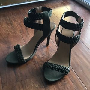 Olive green heels